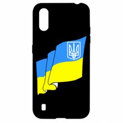 Чехол для Samsung A01/M01 Флаг Украины с Гербом - PrintSalon