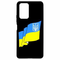 Чехол для Xiaomi Redmi Note 10 Pro Флаг Украины с Гербом - PrintSalon