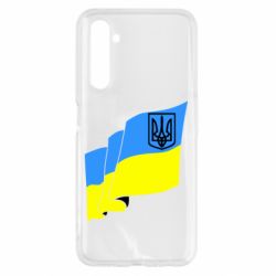 Чехол для Realme 6 Флаг Украины с Гербом - PrintSalon