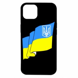 Чехол для iPhone 14 Флаг Украины с Гербом - PrintSalon