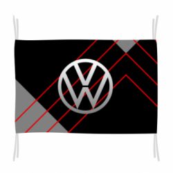 Флаг Volkswagen logo and abstraction