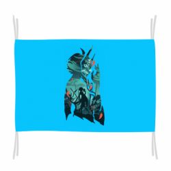 Флаг Xiao silhouette