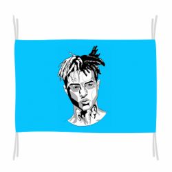 Флаг XXXTentacion Monochrome Art - PrintSalon