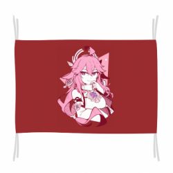 Флаг Yae Miko portrait