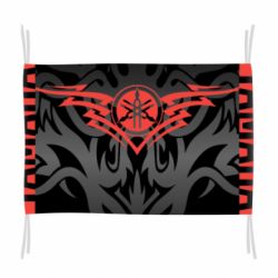 Флаг Yamaha Red And Black - PrintSalon