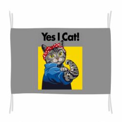 Флаг Yes I Cat - PrintSalon