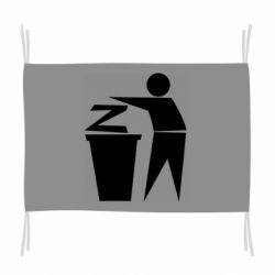 Флаг Z is a trash - PrintSalon