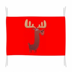 Флаг Забавный олень - PrintSalon