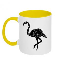 Чашка двокольорова Flamingo 1