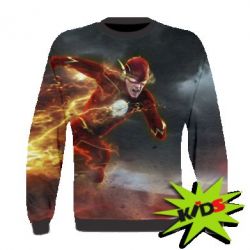 Дитячий 3D світшот Flash in move - PrintSalon