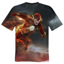 Чоловіча футболка 3D Flash in move - PrintSalon