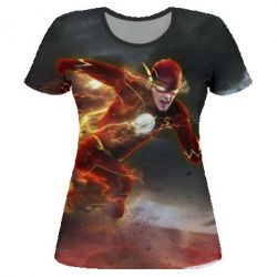 Жіноча 3D футболка Flash in move - PrintSalon