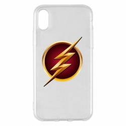 Чехол для iPhone X/Xs Flash Logo Art - PrintSalon