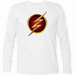 Футболка с длинным рукавом Flash Logo Art - PrintSalon