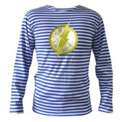 Тельняшка с длинным рукавом Flash Logo - PrintSalon