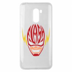 Чехол для Xiaomi Pocophone F1 Flash Typography - PrintSalon