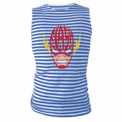 Майка-тельняшка Flash Typography - PrintSalon