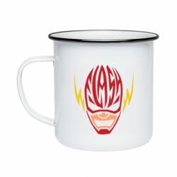 Кружка эмалированная Flash Typography - PrintSalon