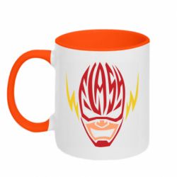 Чашка двухцветная 320ml Flash Typography - PrintSalon