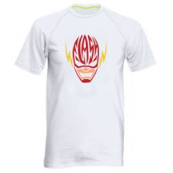 Мужская футболка для спорта Flash Typography - PrintSalon