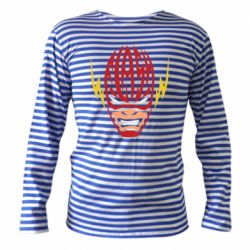 Тельняшка с длинным рукавом Flash Typography - PrintSalon