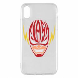 Чехол для iPhone X/Xs Flash Typography - PrintSalon