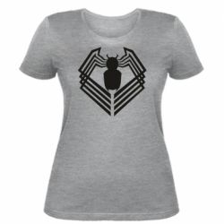 Женская футболка FLat spider Venom - PrintSalon
