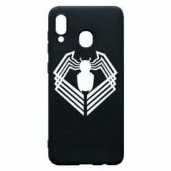 Чехол для Samsung A20 FLat spider Venom-PrintSalon Чехол для Samsung A20 FLat spider Venom