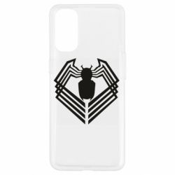 Чехол для Oppo Reno 4 FLat spider Venom - PrintSalon