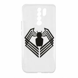 Чехол для Xiaomi Redmi 9 FLat spider Venom - PrintSalon