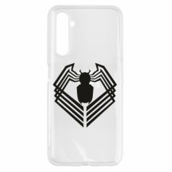 Чехол для Realme 6 FLat spider Venom - PrintSalon