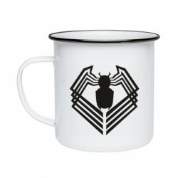 Кружка эмалированная FLat spider Venom - PrintSalon