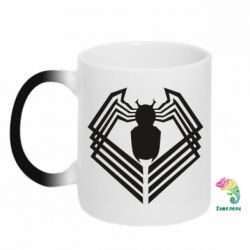 Чашка-хамелеон FLat spider Venom - PrintSalon