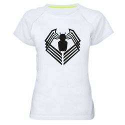 Женская футболка для спорта FLat spider Venom - PrintSalon