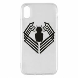 Чехол для iPhone X/Xs FLat spider Venom - PrintSalon