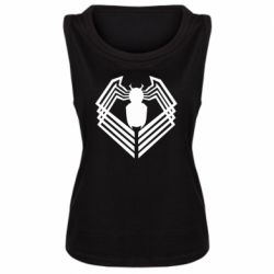 Женская майка FLat spider Venom - PrintSalon