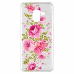 Чохол для Samsung A8 2018 Flowers Art - PrintSalon