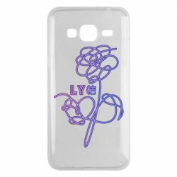 Чехол для Samsung J3 2016 Flowers line bts - PrintSalon