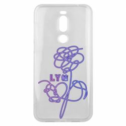 Чехол для Meizu X8 Flowers line bts - PrintSalon