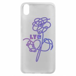 Чехол для Xiaomi Redmi 7A Flowers line bts - PrintSalon