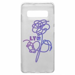 Чехол для Samsung S10+ Flowers line bts - PrintSalon