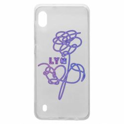 Чехол для Samsung A10 Flowers line bts - PrintSalon