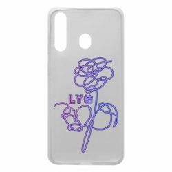 Чехол для Samsung A60 Flowers line bts - PrintSalon