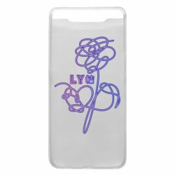 Чехол для Samsung A80 Flowers line bts - PrintSalon