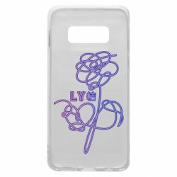 Чехол для Samsung S10e Flowers line bts - PrintSalon