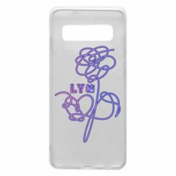 Чехол для Samsung S10 Flowers line bts - PrintSalon