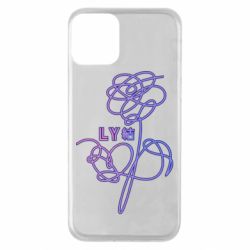 Чехол для iPhone 11 Flowers line bts - PrintSalon