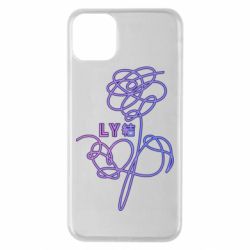 Чехол для iPhone 11 Pro Max Flowers line bts - PrintSalon