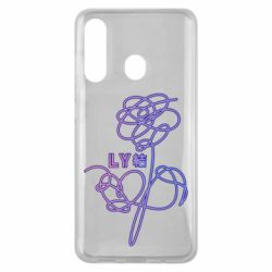 Чехол для Samsung M40 Flowers line bts - PrintSalon