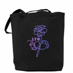 Эко-сумка Flowers line bts - PrintSalon